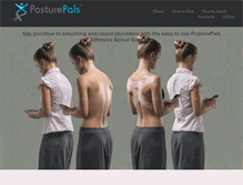 Tablet Screenshot of posturepals.com